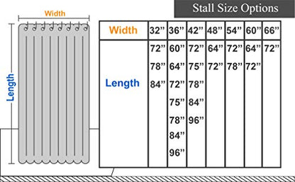 Barossa Design Waffle Weave Stall Shower Curtain 32x84 Extra Long, White | Hotel Luxury Spa, 230 GSM Thick Fabric, Water Repellent, Machine Washable, 32W x 84H for XL Narrow Stall - color: White, size: 32"W x 84"L (Pack of 1)