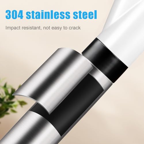 Fast Toilet Plunger High Pressure with Storage Bag, Heavy Duty Air Drain Blaster & Unclogger Tool, Clog Remover Kit & Toilet Snake Alternative for Bathroom, Toilets, Sinks, Tubs, Pipes (White) - size: Toilet plunger-White