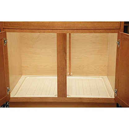 Rev-A-Shelf - SBDT-3336-A-1 - Medium Almond Sink Base Drip Tray - color: Almond, size: 34.5" x 23.3" x 0.8"