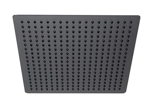 Alfi brand RAIN16S-BM Shower Head, Black Matte - color: Black Matte