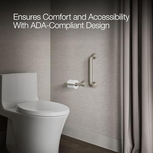 12 in. ADA Compliant Grab Bar - color: Vibrant Brushed Nickel