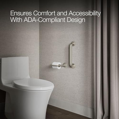 12 in. ADA Compliant Grab Bar - color: Vibrant Brushed Nickel