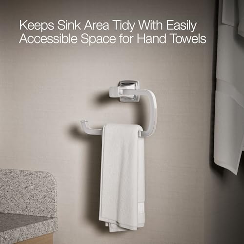 KOHLER RIFF™ TOWEL RING - color: Polished Chrome, style: Towel Ring
