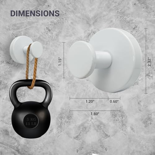 Suction Cup Hooks for Shower - 4 Pack, White - Stainless Steel, Strong Suction, No Drill, Removable Hanger, Tile Bathroom Kitchen Wall, Glass Door, Mirror Hook Hanging Robe, Towel Holder - color: White