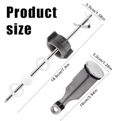 2pcs Sink Drain Parts, Pop-Up Stopper & Pivot Rod for Price Pfister | Sink Drain Repair Kit for Popular Band, Bathroom Replacement - style: Style 1