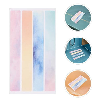 Beavorty Colorful Anti Slip Bathtub Stickers 2 Sets, 2.5cm X 20cm Bathroom Non-Slip Floor Safety Tape, Waterproof Adhesive Anti Skid Strips for Shower, Stairs, and Slippery Surfaces