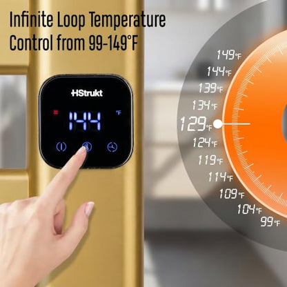 Towel Warmer, Heated Towel Rack with Built-in Timer and Temperature Control,Hard-Wired(Right-Wiring)/Plug-in Wall-Mounted Towel Rail, Aluminum, 18.8" W X 34.64" H, Gold - color: Gold, size: 18.8"L x 34.64"H