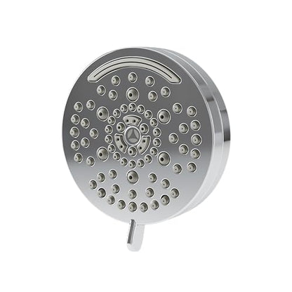 Symmons HydroMersion Contemporary 4 Inch Showerhead, Polished Chrome | Multifunction, High Pressure, 7 Mode, Round Adjustable, Metal Ball Joint - color: Polished Chrome, size: Multifunction
