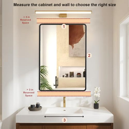 20x26 Medicine Cabinet with Mirror, Bathroom Storage Cabinet Mirror | Wall-Mounted or Recessed, Black Metal Frame, Adjustable Glass Shelves, Bathroom Vanity Mirror with Storage - size: 20"W x 26"H