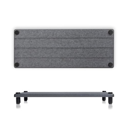 Drying Stone Tray, 11" x 4.3" Instant Dry Sink for Bathroom & Kitchen Counter, Water Absorbing Stone Tray for Sink, Diatomite Absorbent Coasters, Dish Soap Dispenser Sponge Holder