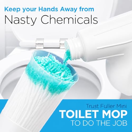 Fuller Brush Toilet Bowl Cleaner Brush – Antimicrobial Toilet Swab with Soft Non-Scratch Head, Long Handle, Deep Cleaning Under Rim (Pack of 1) - size: 1 Pack