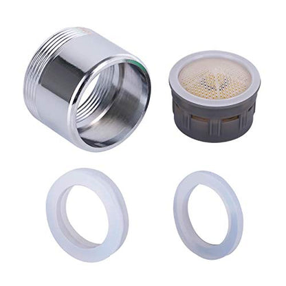 2 Pack 1.5 GPM Sink Faucet Aerator, Male and Female Dual Thread Aerator, Regular/Standard Size, Chrome by NIDAYE - size: 1.5GPM