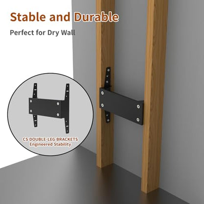 Folding Shower Seat Wall Mounted Shower Chair 15.7" with Embed CS Seat Bracket Bistable Structure Aluminum Base 440lb Load Capacity for Bathroom Remodel, White - size: White