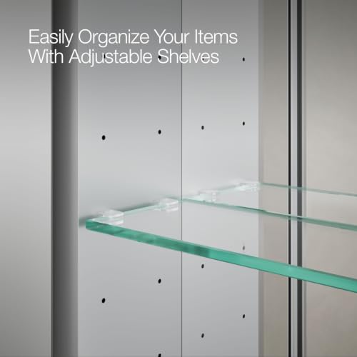 Kohler Verdera 34 in. W x 30 in. H Recessed Medicine Cabinet in Anodized Aluminum - size: 34" W x 30"H, style: Standard