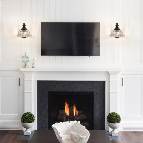 XIEDUN Vanity Light Black Wall Sconces Farmhouse Bathroom Sconces - color: Black, size: 1 Light