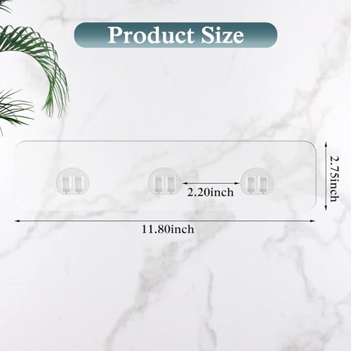2 Pack Transparent Shower Caddy Adhesive for Replacement, No Drilling , Soap Holder, Bathroom Storage Shelves and Kitchen Racks - size: 2 Pack