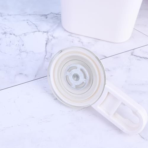 1pc Suction Cup Toothbrush Holder: Punch Free Toothpaste Rack Simple Wall Toiletries Organizer (White) - color: White