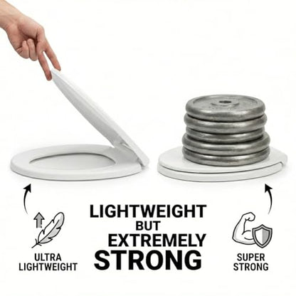 Renovators Supply Manufacturing White Plastic Soft Close Toilet Seat Elongated Slow Close Toilet Seat With Adjustable Mounting Hardware - color: White, size: Pack of 1