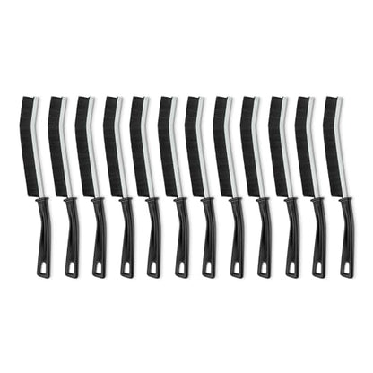 Amazon Basics Hard Bristle Grout and Tile Cleaning Brush, 12-Pack - size: 9.45 Inches
