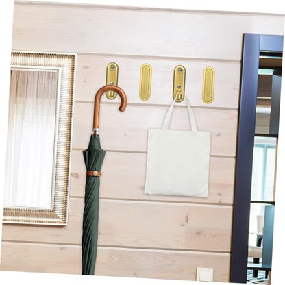 Zerodeko 4pcs Zinc Alloy Folding Bathroom Door Hooks Over Door Storage Coat Hooks for Hanging
