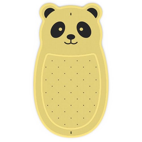 Safe Bath Solution, Bathtub Mat Non Slip for Babies, Toddlers, Kids & Pets, Natural Rubber BPA-Free Low Odor Safer Than PVC, Machine Washable, Suitable for Bathroom, Garden, and Hotel Tubs, Yellow - color: Yellow