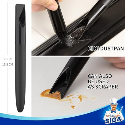 MR.SIGA Grout Cleaner Brush Set - Detail Cleaning Brush Set for Tile, Sink | Grout scub brush, small grout cleaning brush for crevice