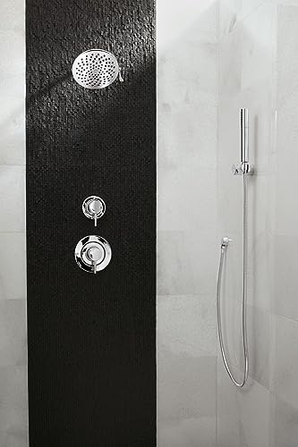 Moen Velocity Eco-Performance Chrome Two-Function Rainshower 8-Inch Shower Head with Immersion Technology, S6320EP - color: Chrome, style: Eco-Performance