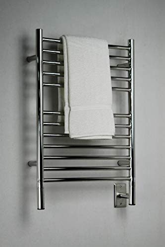 Amba Jeeves ESP Model E-Straight 12-Bar Hardwired Towel Warmer in Polished - color: Polished