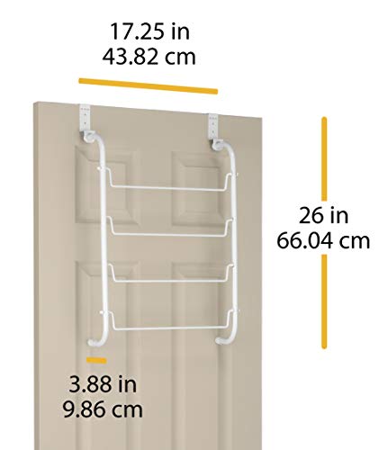 Whitmor Over The Door, White Towel Rack, Medium, 6023-529