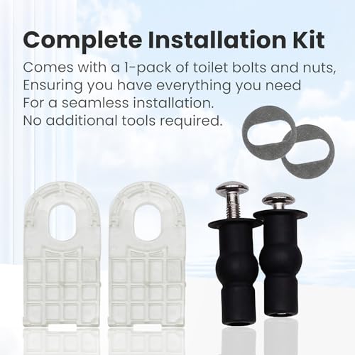 Toilet Seat Compatible with TOTO Transitional SoftClose SS114#01 Elongated Soft Close SEAT for SS237 247 SS224 SS117 SS204 SS154 SS214 Toilet Seat Replacement Parts