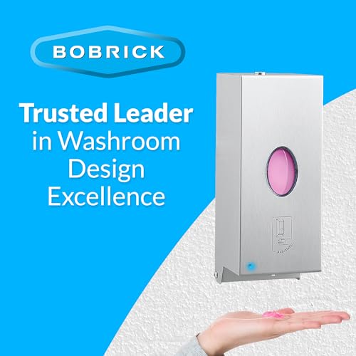 Bobrick B-2012 Liquid Soap Dispenser, Wall-Mounted, Automatic, 30-fl oz - style: Liquid