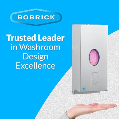 Bobrick B-2012 Liquid Soap Dispenser, Wall-Mounted, Automatic, 30-fl oz - style: Liquid
