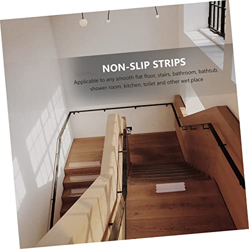 TIDTALEO 36pcs Non Slip Slip Strips for Bath Safety Transparent Shower Stickers Adhesive Bath Treads for Bathtubs Showers Stairs and Floors - size: 36 Pcs