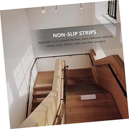TIDTALEO 36pcs Non Slip Slip Strips for Bath Safety Transparent Shower Stickers Adhesive Bath Treads for Bathtubs Showers Stairs and Floors - size: 36 Pcs