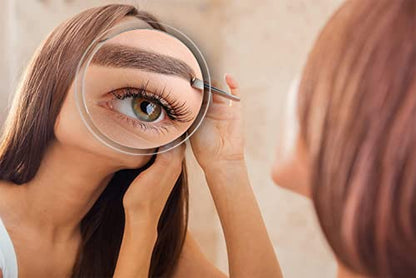 6" Magnifying Makeup Mirror with 3 Strong Suction Cups,Portable Travel(7X) - color: 7x