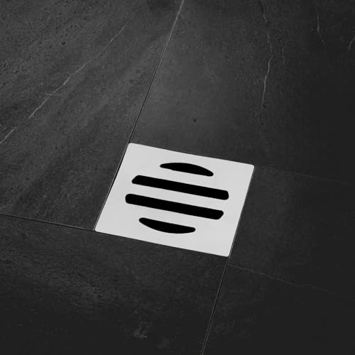 Drain Cover Grates Fit 2" x 2" Drain, Stainless Steel Drainage Grate Cover Square Replacement Floor Drain Strainer for Shower, Bathroom Floor, Balcony, and Outdoor Garden Drains -10pcs - size: 1.96" x 1.96"