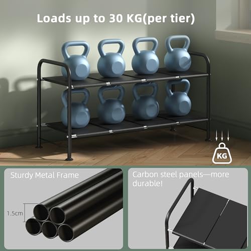 Under Sink Organizers and Storage,Expandable under cabinet organizer Shelf | 2 tier expandable shelf for kitchen and bathroom,8 Removable Carbon Steel Panels,27.36-36.02" W x 12.28" D x 16.93" H - size: 8 thickened iron plates(12.28"deep)