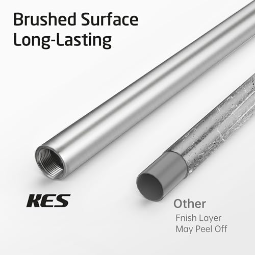 KES Freestanding Toilet Paper Holder Stand with Reserve | Heavy Base, Toilet Paper Storage for Bathroom, SUS304 Stainless Steel Brushed Steel, BPH286S1B-2 - color: Brushed Grey