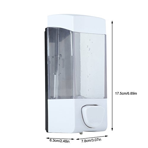 Soap Liquid Dispenser, Wall Soap Dispenser 350Ml Bathroom Manual Plastic Soap Liquid Lotion Shampoo Dispenser Box Holder Wall, Lotion Dispenser