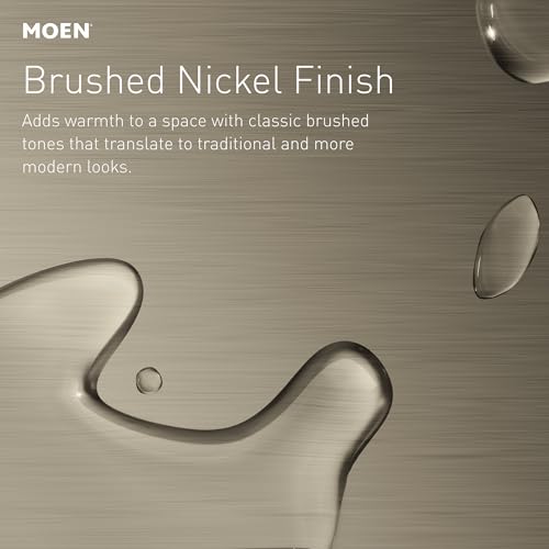 Moen Genta LX Pressure Balancing Eco-Performance Modern Shower Trim with Showerhead and Lever Handle, Posi-Temp Valve Required, Brushed Nickel, T2472EPBN - color: Brushed Nickel, size: (Pack of 1)