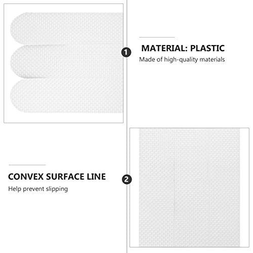 SOLUSTRE 6pcs Non-Slip Tape for Bathroom Adhesive Bath Treads Shower Accessories Bathtub Stickers - size: 6 pcs