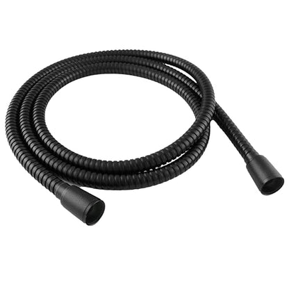 High Sierra® - Lead-Free Stainless Steel Shower Hose With Bio-Film resistant Silicone Inner Tube. Extremely Strong and Flexible-72 Inches. Matte Black - color: Matte Black
