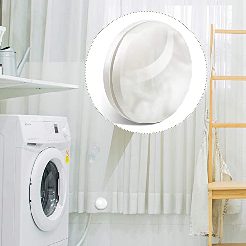Blulu 12 Pcs/6 Pairs Shower Curtain Weights Bottom Magnetic Heavy Duty Weights Outdoor Waterproof Magnet Curtain Liner Clip for Window Drapery Tablecloth Flag to Stop from Blowing(White)