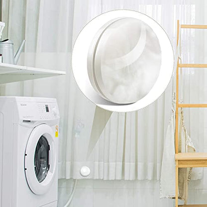 Blulu 12 Pcs/6 Pairs Shower Curtain Weights Bottom Magnetic Heavy Duty Weights Outdoor Waterproof Magnet Curtain Liner Clip for Window Drapery Tablecloth Flag to Stop from Blowing(White)