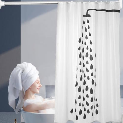 KALLORY Adjustable Tension Rod 19.7-31.5 Inch Spring Curtain Rod | Stainless Steel Rod No Drill Shower Curtain Rod for Bathroom Closet and Home Organization