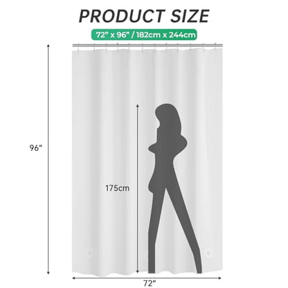 AmazerBath 72x96 Shower Curtain Liner Plastic, Extra Long Shower Curtain Thick PEVA, Frosted Bathroom Curtain Liner 96 Length, Heavy Duty Shower Curtain with 3 Weighted Stones and 12 Grommet Holes - color: Frosted, size: 72"W x 96"L (Pack of 1)
