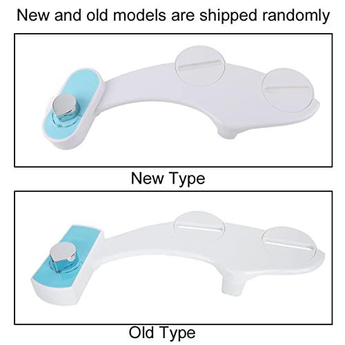 Non Electric Bidet Toilet Seat Attachment, Hot and Cold Water Mechanical Bidet Spray with Self Cleaning Nozzle for Most Toilets