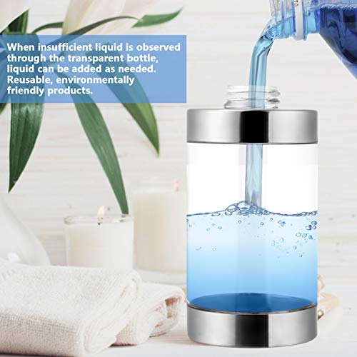 Dish Soap Dispenser Hand Pump Dispenser 1PCS (10OZ/300ML) | Stainless Steel Case Acrylic Liner Shatterproof and Leakproof Refillable Liquid Hand Soap Dispenser for Bathroom & Kitchen