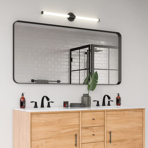 Bathroom Faucet for Sink 3 Hole, Matte Black, BF405-MB | 8 inch Widespread Bathroom Faucet 2 Handle Bathroom Sink Faucet for Vanity with Drain Assembly Supply line, Matte Black - color: Black