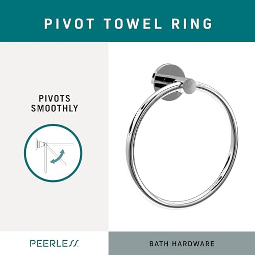 Peerless PA347 Precept Towel Ring, Polished Chrome